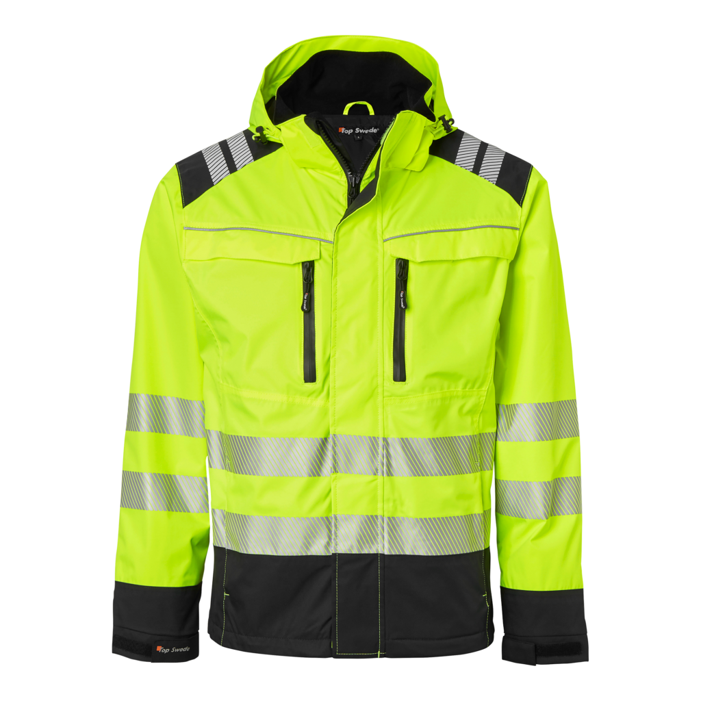 Top Swede Skaljacka 130 Varselgul/Svart (982)