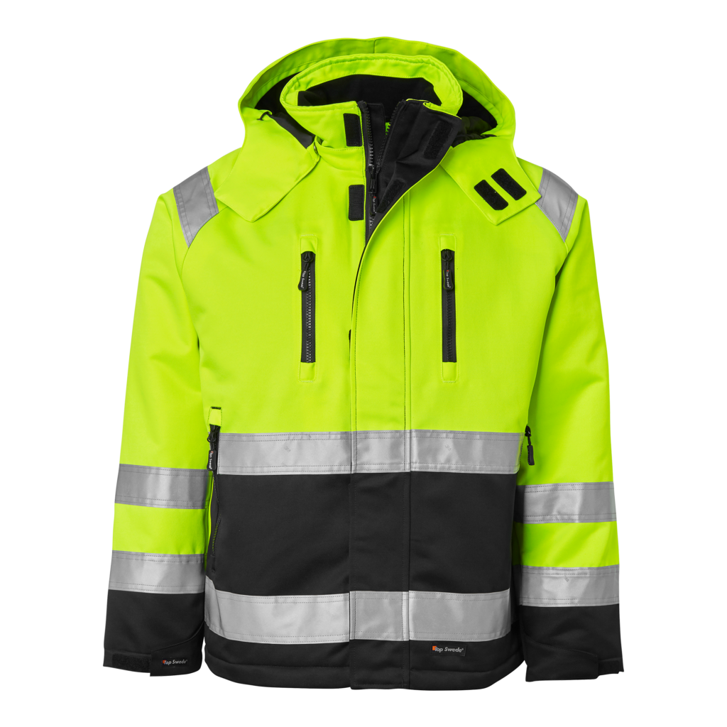 Top Swede Vinterjacka 131 Varselgul/Svart (982)