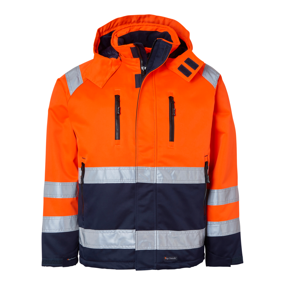 Top Swede Vinterjacka 131 Varselorange/Marinblå (991)