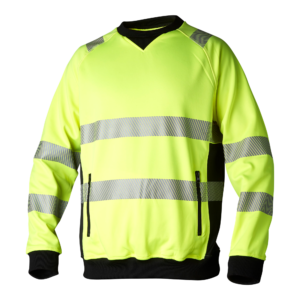Top Swede Sweatshirt 132 Varselgul/Svart (982)