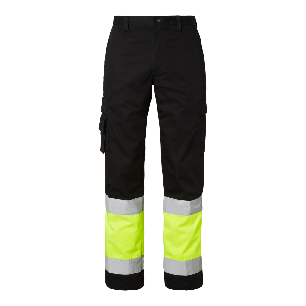 Top Swede Servicebyxa 2070 Svart/Varselgul (914)