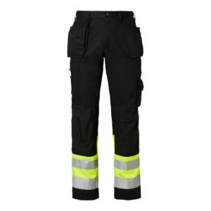 Top Swede Hantverksbyxa 2171 Svart/Varselgul (914)