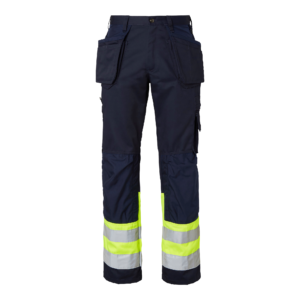 Top Swede Hantverksbyxa 2171 Marinblå/Varselgul (960)