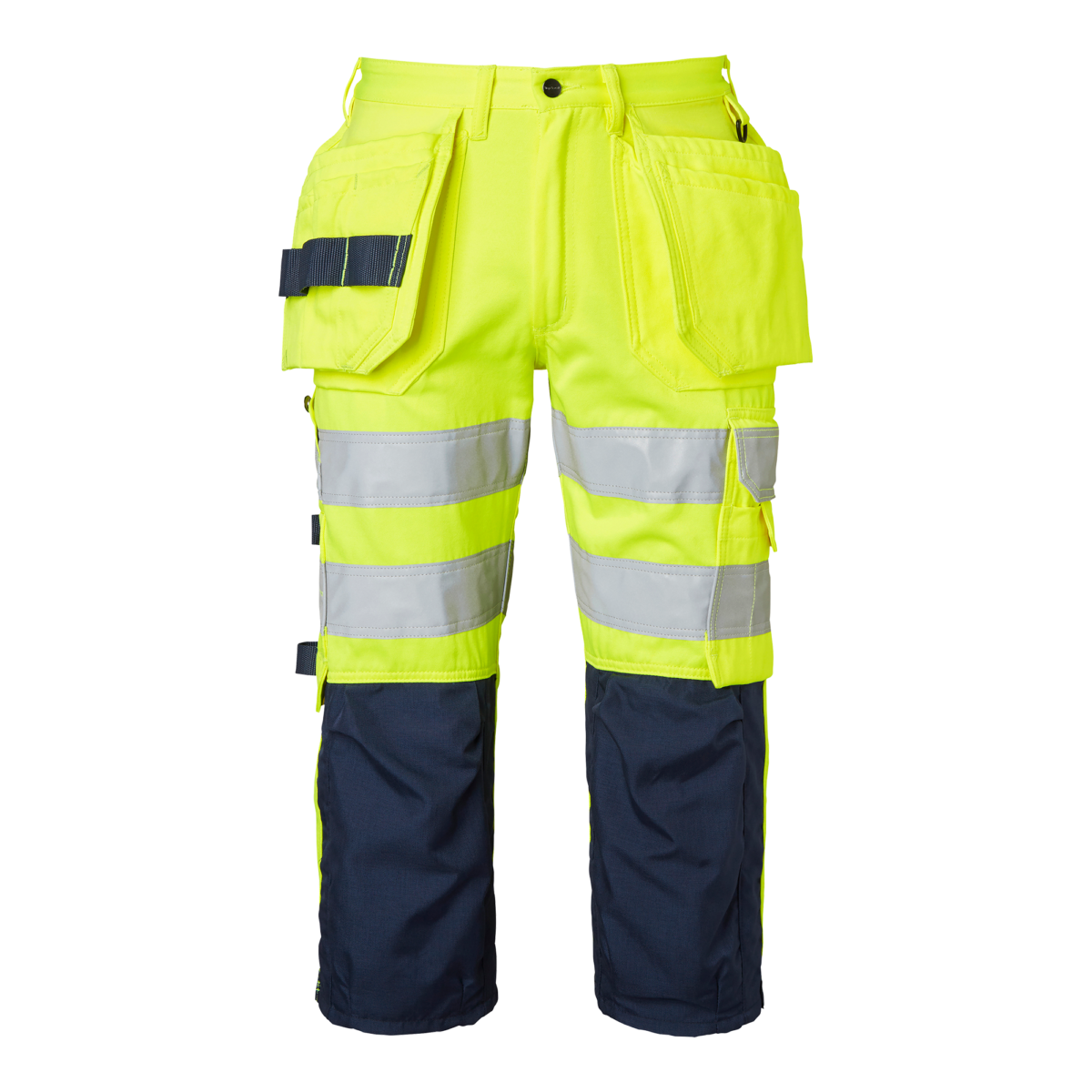 Top Swede Hantverksbyxa 3/4 218 Varselgul/Marinblå (983)