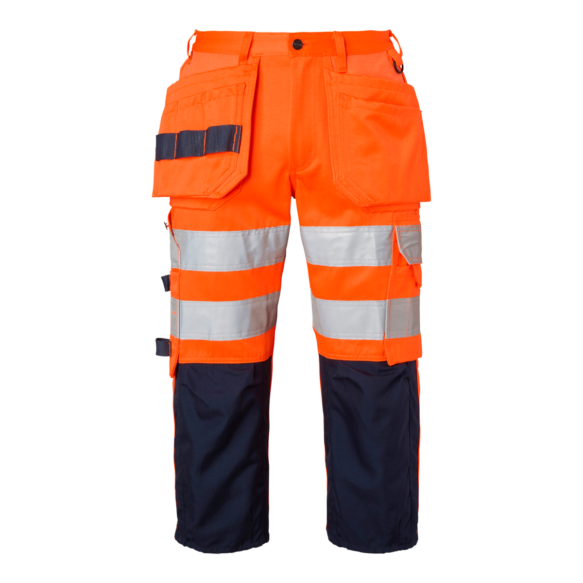 Top Swede Hantverksbyxa 3/4 218 Varselorange/Marinblå (991)