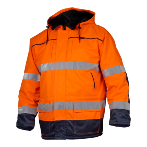 Top Swede Parkas 6216 Varselorange/Marinblå (991)