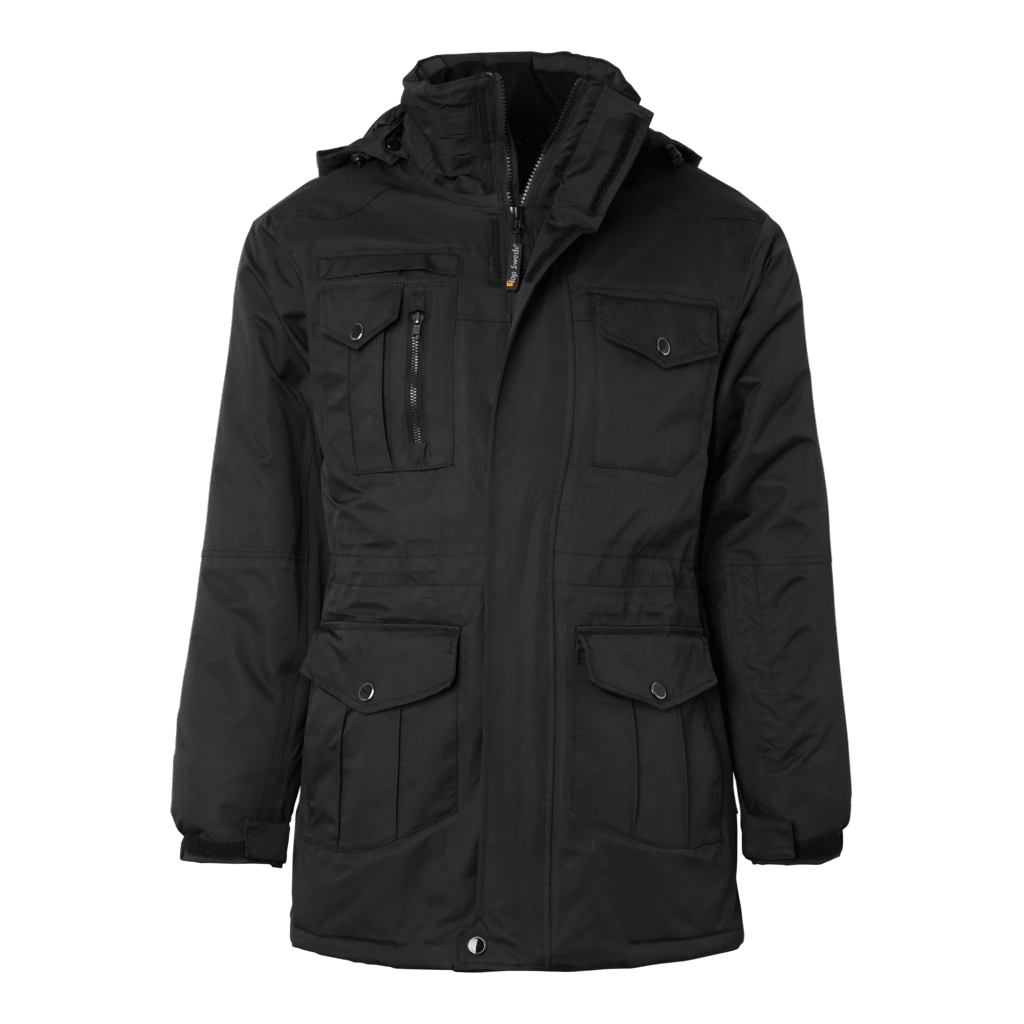 Top Swede Parkas 6020 dam Svart (001)