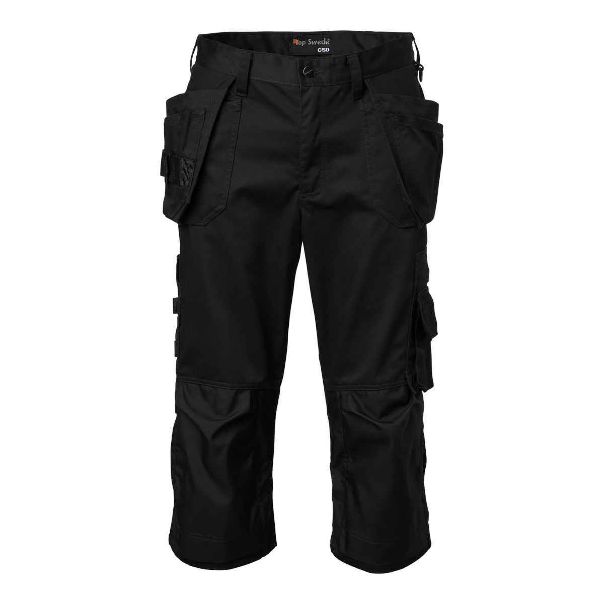 Top Swede Hantverksbyxa 3/4 509 Svart (001)