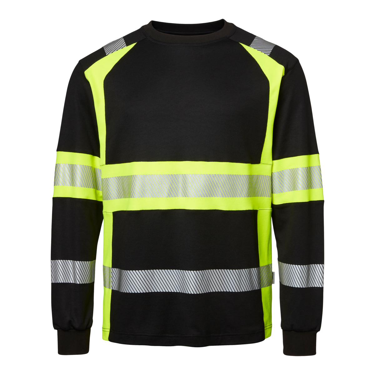 Top Swede T-shirt 601 långärmad Svart/Varselgul (914)