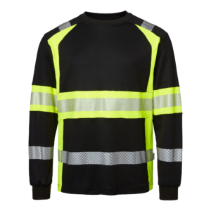 Top Swede T-shirt 601 långärmad Svart/Varselgul (914)