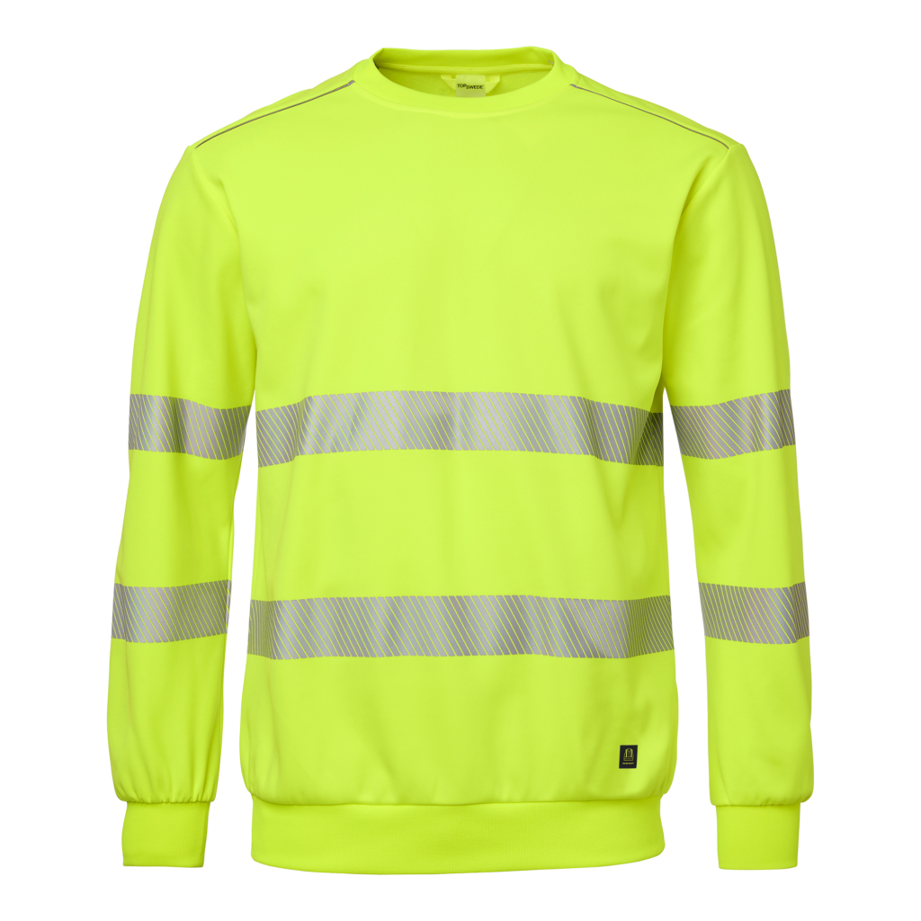 Top Swede Sweatshirt 282 rundhals Varselgul (712)