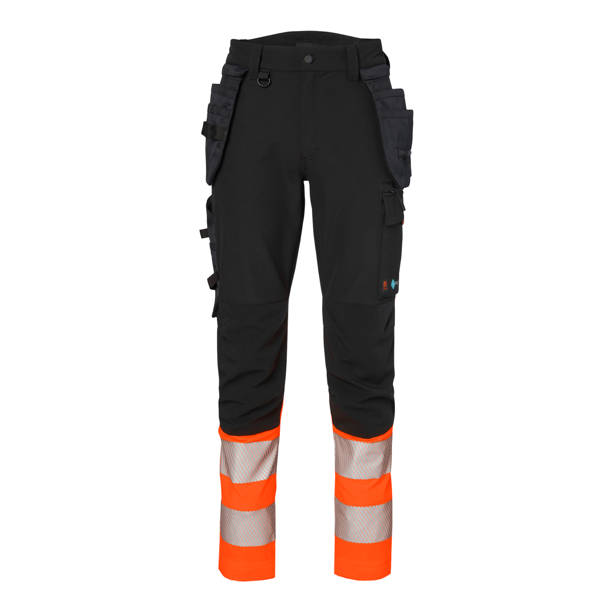 Top Swede Hantverksbyxa 338 FS Svart/Varselorange (918)