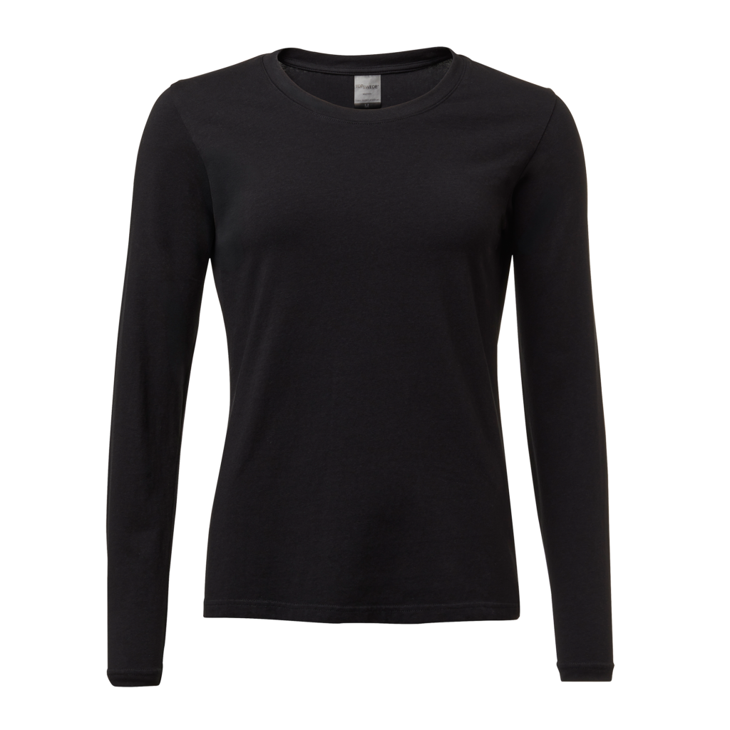 Top Swede T-shirt 208 långärmad dam Svart (001)