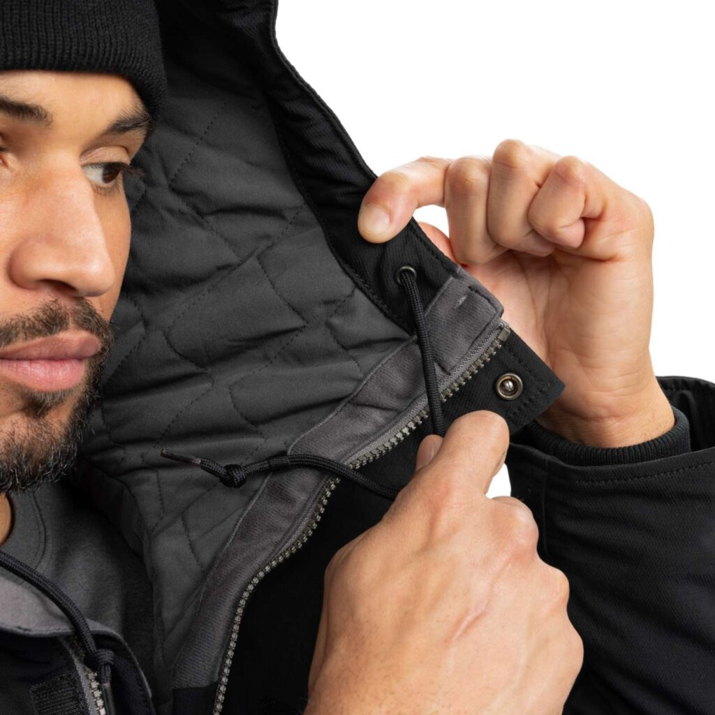 Super Dux™ Relaxed Fit Insulated Traditional Coat – Black