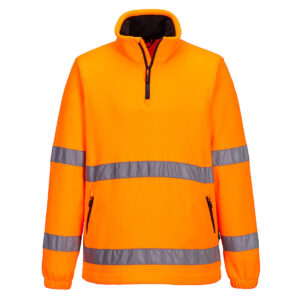 Portwest Hi-Vis Fleece med 1/2 dragkedja F302