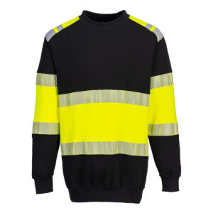 Portwest PW3 FR Modaflame Hi-Vis Sweatshirt Klass 1 FR716