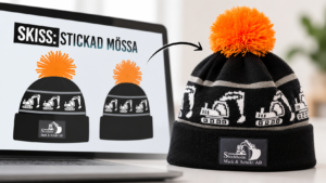 Från AI skiss till stickad mössa