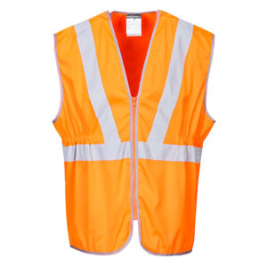 Portwest Hi-Vis Zip långväst med dragkedja RT20