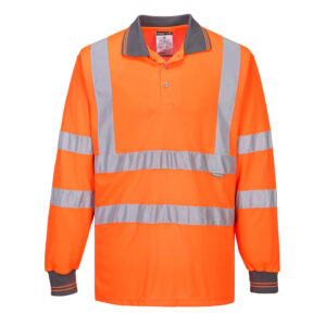 Portwest Hi-Vis Lång Ärmad pikétröja S277