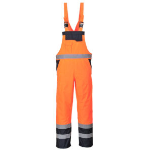 Portwest Tvåfärgad Hängselbyxa - Fodrad S489