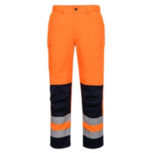 Portwest Hi-Vis Lightweight Mesh Panel Trousers T143