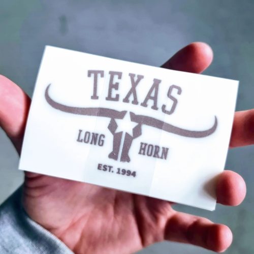 Texas Longhorn tryck